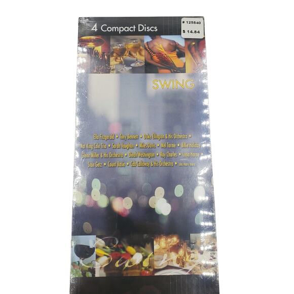 Sensual Jazz 4 Disk Cd Set and Swing 4 Disk CD set **NEW FACTORY SEALED ** - Picture 1 of 7